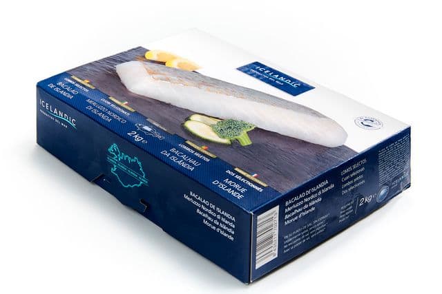 Bacalhau Islândia Lombos 200-300 Cx 2kg CONGELADO