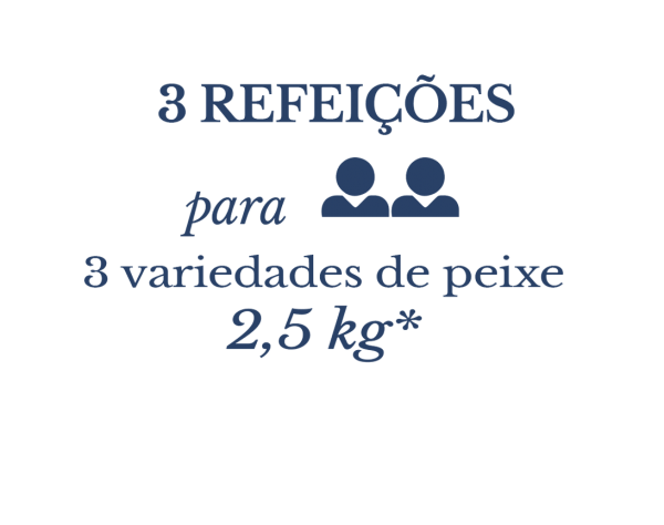 Cabaz Simples 3 Refeições para 2 pessoas